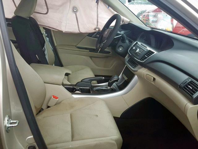 1HGCR2F32EA146418 - 2014 HONDA ACCORD LX TAN photo 5