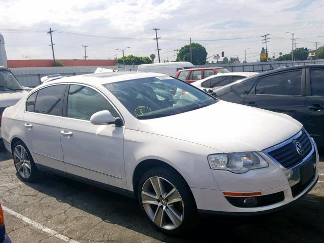 WVWJM7ANXAP028876 - 2010 VOLKSWAGEN PASSAT KOM WHITE photo 1