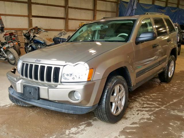 1J4GR48K06C152444 - 2006 JEEP GRAND CHER BROWN photo 2