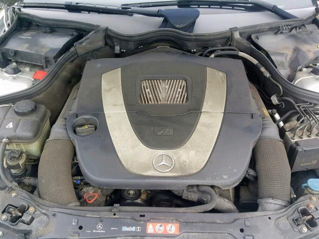 WDBRF92H87F932630 - 2007 MERCEDES-BENZ C 280 4MAT SILVER photo 7