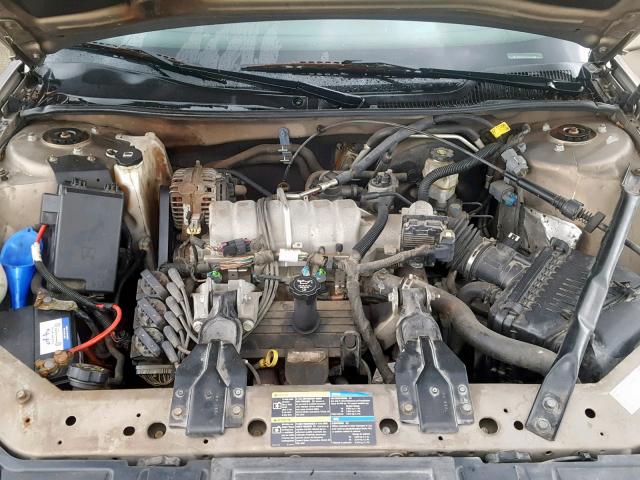 2G2WP552671137945 - 2007 PONTIAC GRAND PRIX BEIGE photo 7