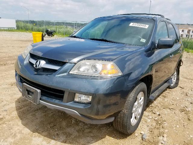 2HNYD186X5H515011 - 2005 ACURA MDX TOURIN CHARCOAL photo 2