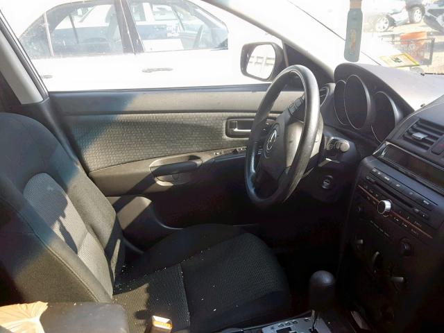 JM1BK12G881864139 - 2008 MAZDA 3 I SILVER photo 5