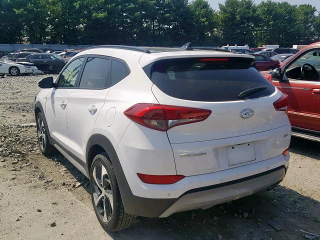 KM8J3CA20JU639448 - 2018 HYUNDAI TUCSON VAL WHITE photo 3