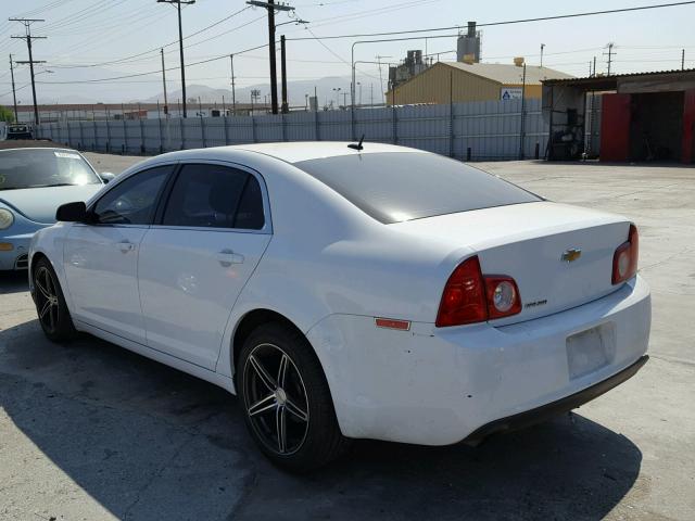 1G1ZB5E18BF187674 - 2011 CHEVROLET MALIBU LS WHITE photo 3