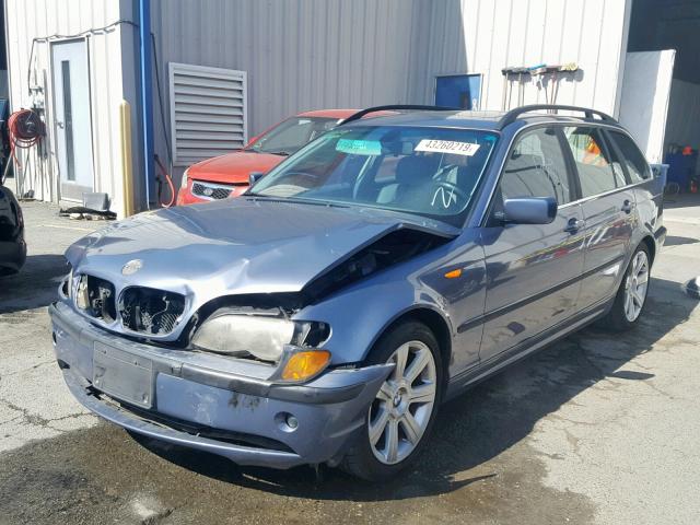 WBAEN33463PC12663 - 2003 BMW 325 IT GRAY photo 2