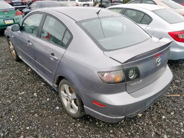 JM1BK123241164432 - 2004 MAZDA 3 S GRAY photo 3