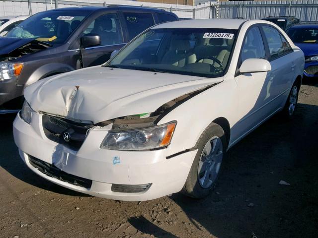 KMHET46C36A169059 - 2006 HYUNDAI SONATA GL WHITE photo 2