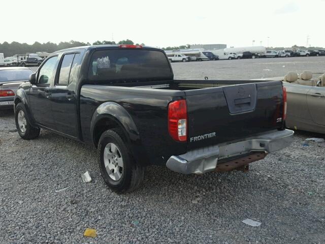 1N6AD09U67C450319 - 2007 NISSAN FRONTIER C BLACK photo 3