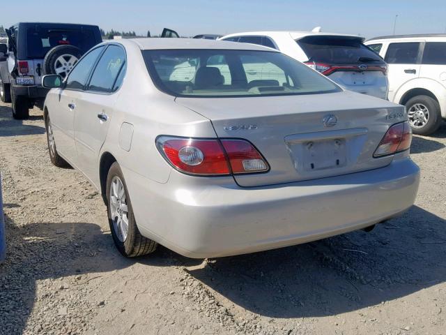 JTHBF30G520062307 - 2002 LEXUS ES 300 TAN photo 3