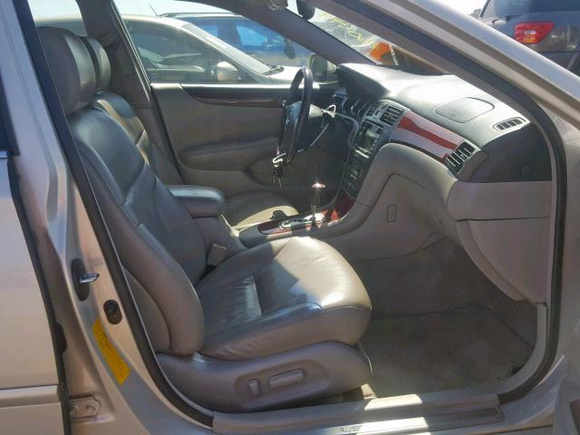 JTHBF30G520062307 - 2002 LEXUS ES 300 TAN photo 5