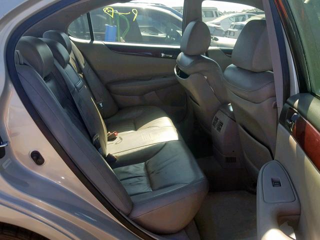 JTHBF30G520062307 - 2002 LEXUS ES 300 TAN photo 6