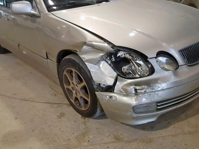 JT8BD68S8Y0112450 - 2000 LEXUS GS 300 SILVER photo 9