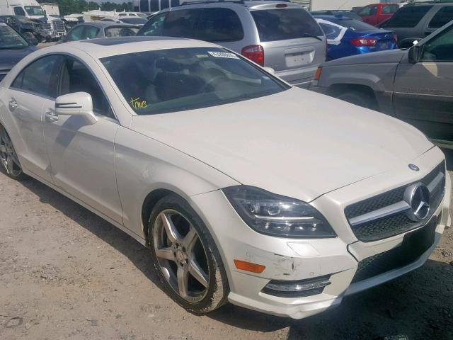 WDDLJ7DB5EA090669 - 2014 MERCEDES-BENZ CLS 550 WHITE photo 1