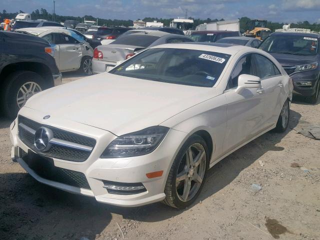 WDDLJ7DB5EA090669 - 2014 MERCEDES-BENZ CLS 550 WHITE photo 2