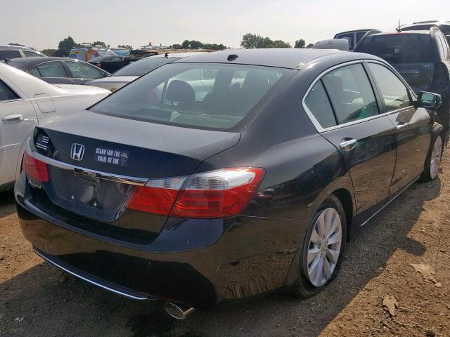 1HGCR2F83EA305989 - 2014 HONDA ACCORD EXL BLACK photo 4