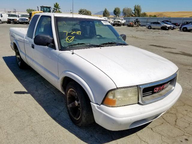 1GTCS19W028164129 - 2002 GMC SONOMA WHITE photo 1