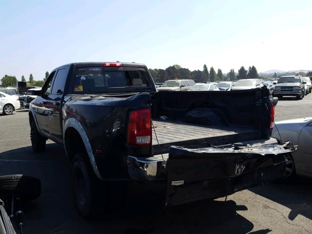 3D73Y4CL1AG138104 - 2010 DODGE RAM 3500 BLACK photo 3