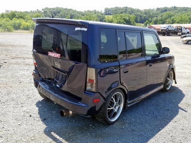 JTLKT324764034458 - 2006 TOYOTA SCION XB 蓝色 照片 4