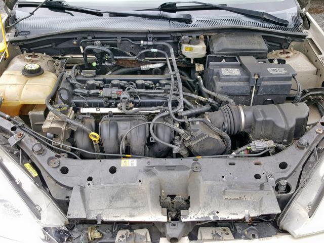 1FAFP34N36W147857 - 2006 FORD FOCUS ZX4 BEIGE photo 7