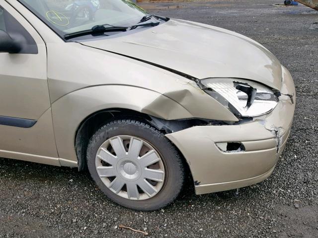 1FAFP34N36W147857 - 2006 FORD FOCUS ZX4 BEIGE photo 9