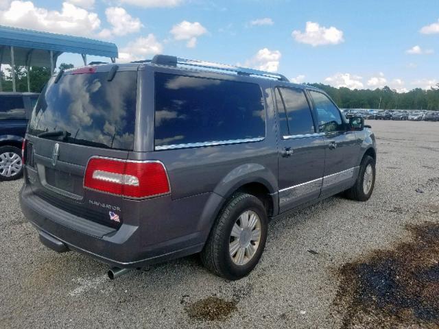 5LMJJ3J50AEJ09830 - 2010 LINCOLN NAVIGATOR GRAY photo 4