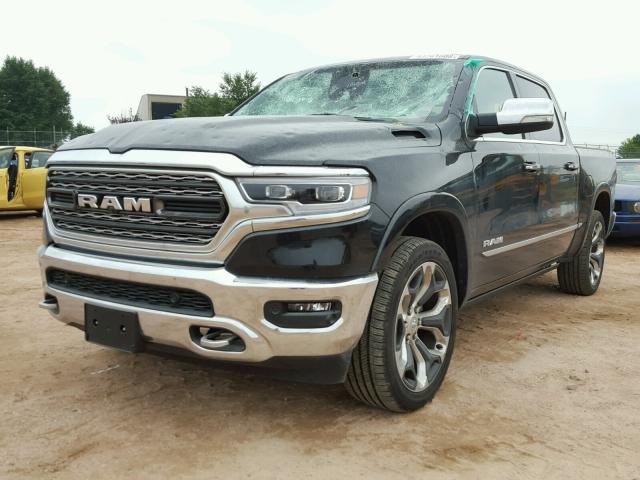 1C6SRFHTXKN524639 - 2019 RAM 1500 LIMIT BLACK photo 2