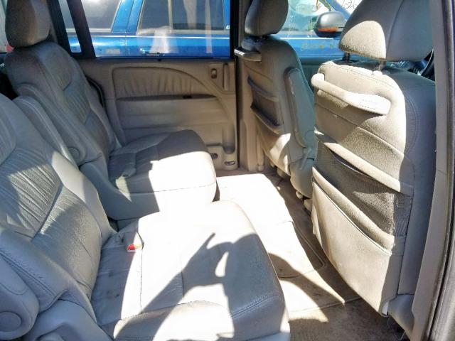 5FNRL38777B446711 - 2007 HONDA ODYSSEY EX GRAY photo 6