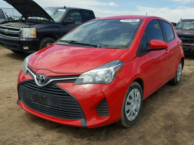 VNKKTUD31GA067181 - 2016 TOYOTA YARIS L RED photo 2