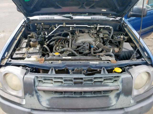 5N1ED28Y84C617131 - 2004 NISSAN XTERRA XE BLUE photo 7