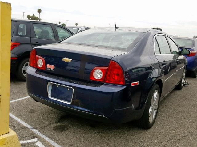 1G1ZB5EB7AF236323 - 2010 CHEVROLET MALIBU LS BLUE photo 4