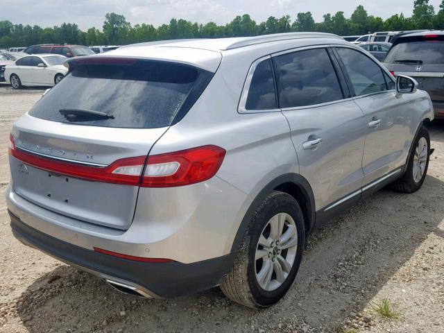 2LMTJ6JR8GBL40886 - 2016 LINCOLN MKX PREMIE SILVER photo 4