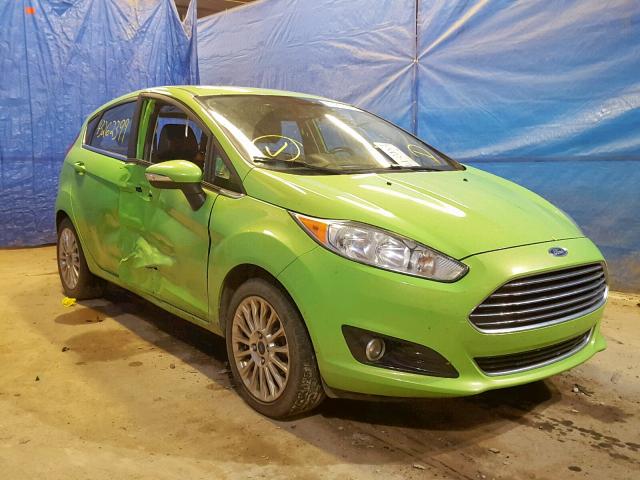 3FADP4FJ1EM103409 - 2014 FORD FIESTA TIT GREEN photo 1