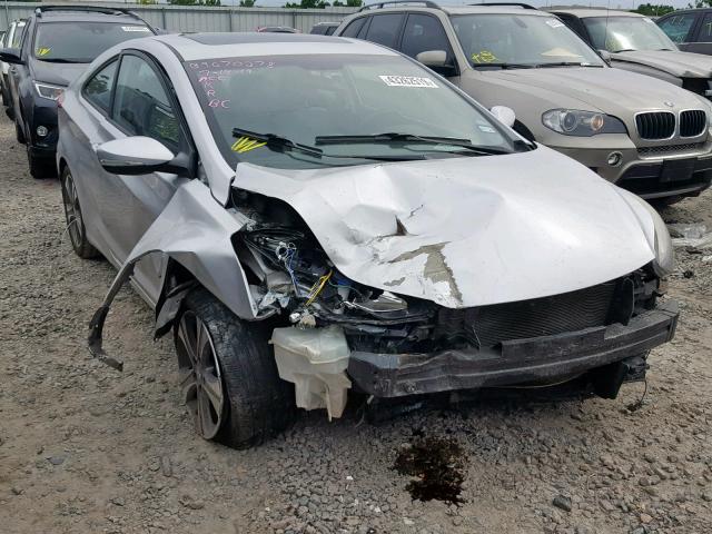 KMHDH6AE6DU013496 - 2013 HYUNDAI ELANTRA CO SILVER photo 1