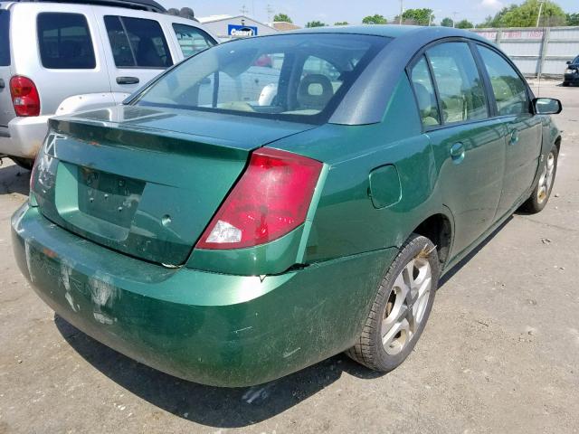 1G8AL52F63Z148867 - 2003 SATURN ION LEVEL GREEN photo 4