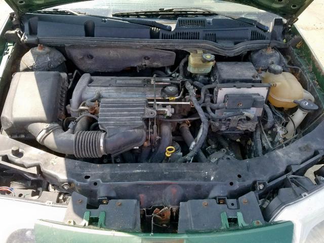 1G8AL52F63Z148867 - 2003 SATURN ION LEVEL GREEN photo 7