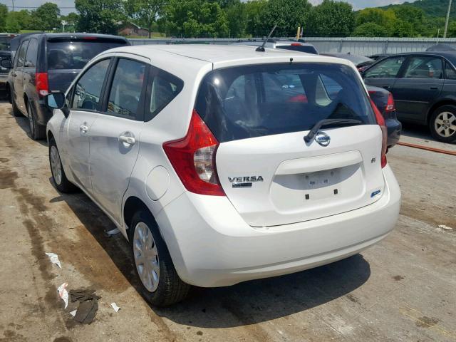 3N1CE2CP6FL380284 - 2015 NISSAN VERSA NOTE WHITE photo 3