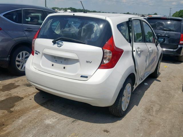 3N1CE2CP6FL380284 - 2015 NISSAN VERSA NOTE WHITE photo 4