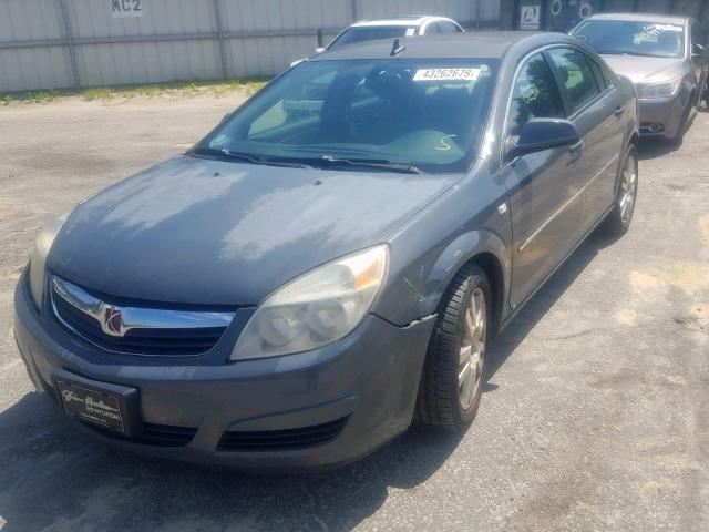 1G8ZS57N48F228487 - 2008 SATURN AURA XE GRAY photo 2