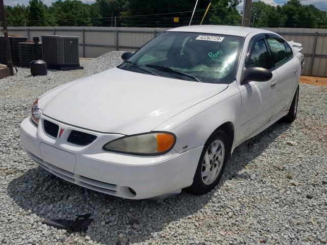 1G2NE52E05M202659 - 2005 PONTIAC GRAND AM S WHITE photo 2