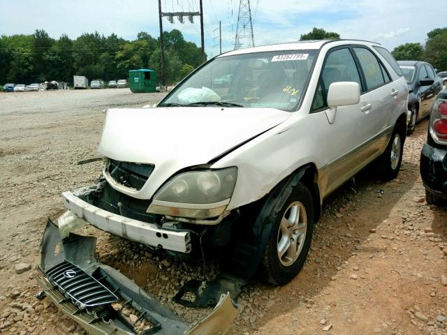 JT6HF10U4Y0135267 - 2000 LEXUS RX 300 TAN photo 2