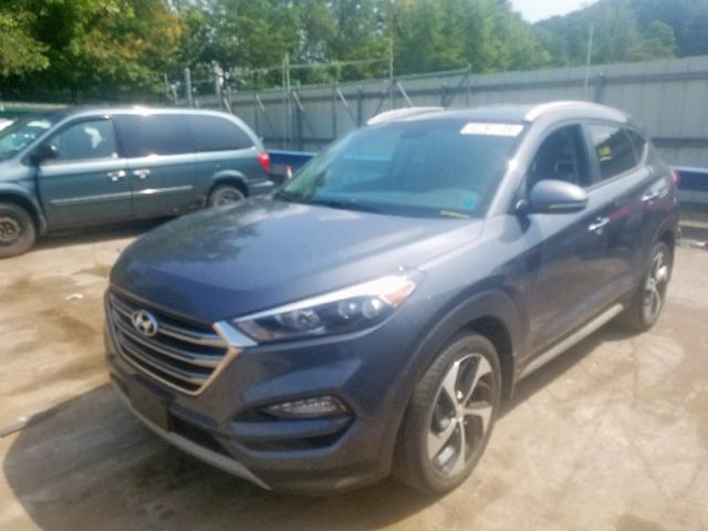 KM8J33A29HU384177 - 2017 HYUNDAI TUCSON LIM GRAY photo 2