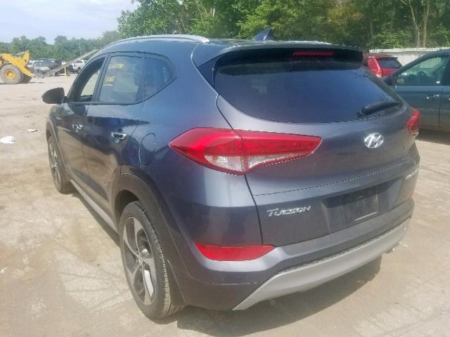 KM8J33A29HU384177 - 2017 HYUNDAI TUCSON LIM GRAY photo 3