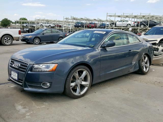 WAULFAFR6AA055343 - 2010 AUDI A5 PREMIUM GRAY photo 2