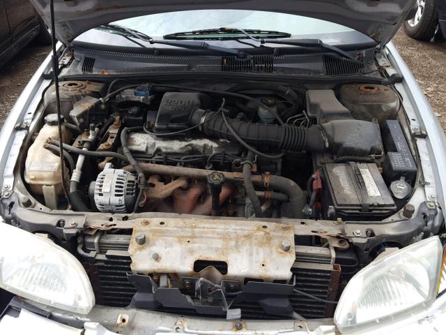 1G1JS124727183176 - 2002 CHEVROLET CAVALIER L SILVER photo 7