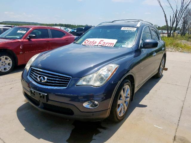JNKAJ09F38M361038 - 2008 INFINITI EX35 BASE GRAY photo 2