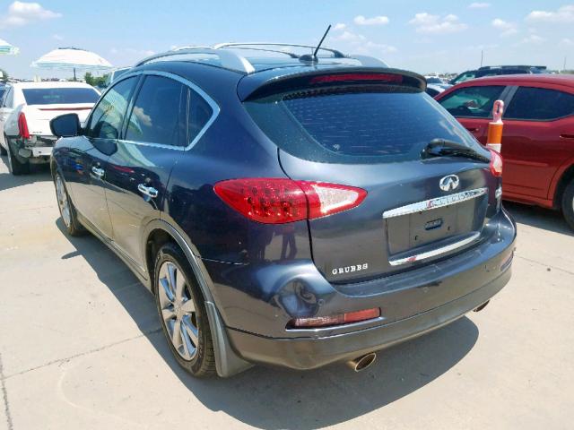 JNKAJ09F38M361038 - 2008 INFINITI EX35 BASE GRAY photo 3