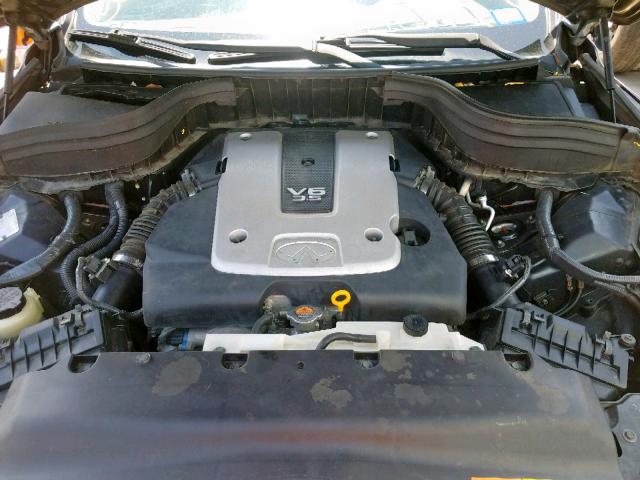 JNKAJ09F38M361038 - 2008 INFINITI EX35 BASE GRAY photo 7