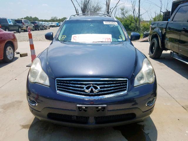 JNKAJ09F38M361038 - 2008 INFINITI EX35 BASE GRAY photo 9