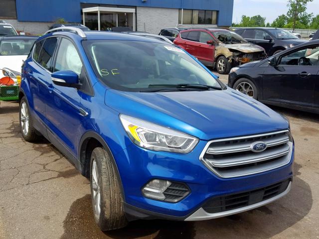 1FMCU9J93HUA64066 - 2017 FORD ESCAPE TIT BLUE photo 1